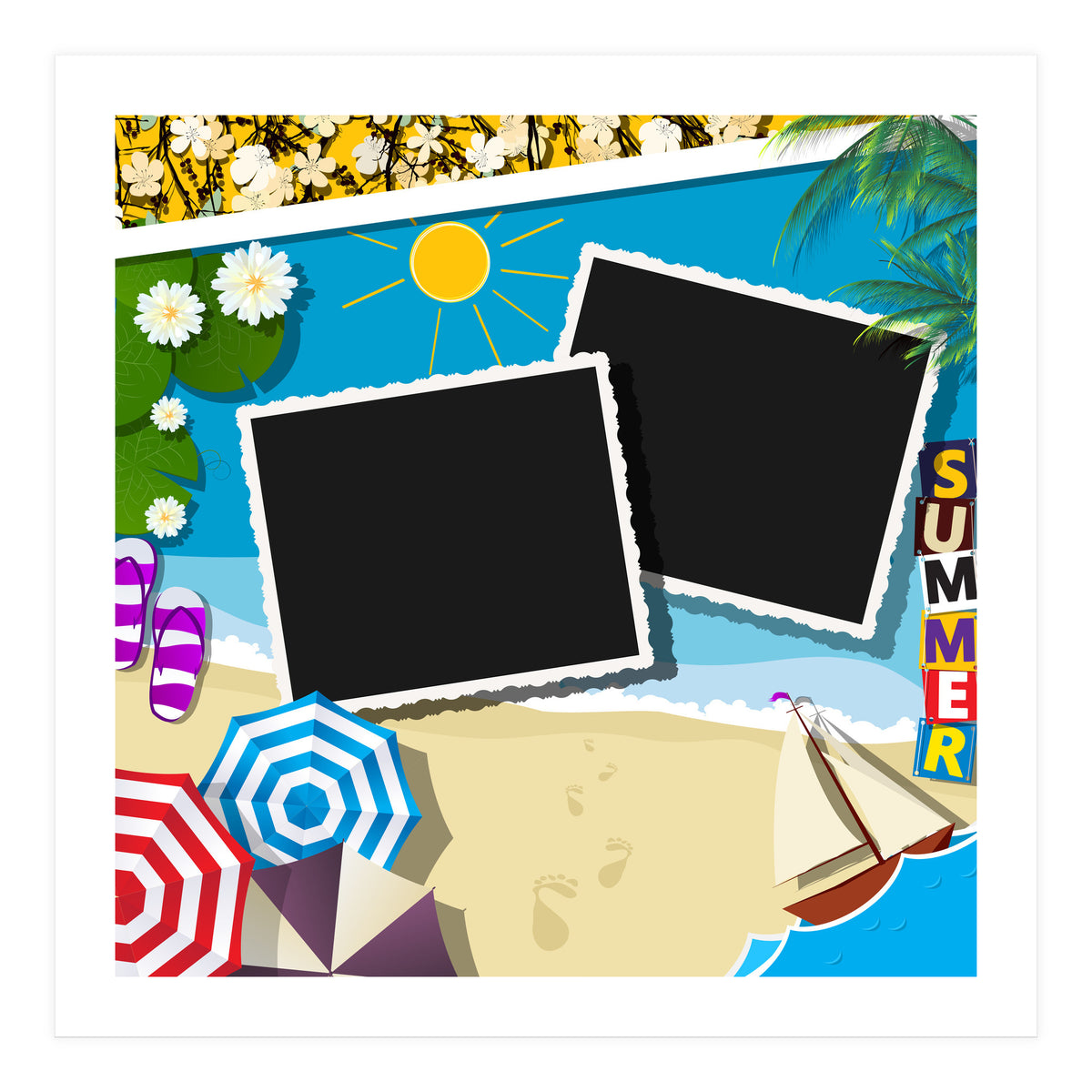 Summer Celebration Collage (Print Only)