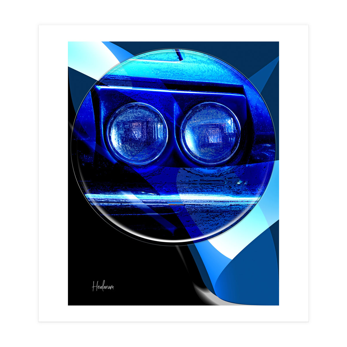 Emoji & Cars blue (Print Only)