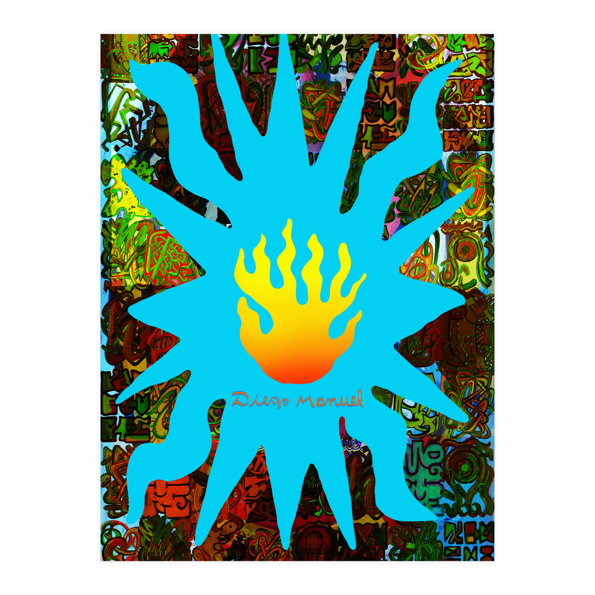 Fuego Y Graffiti 62 (Print Only)