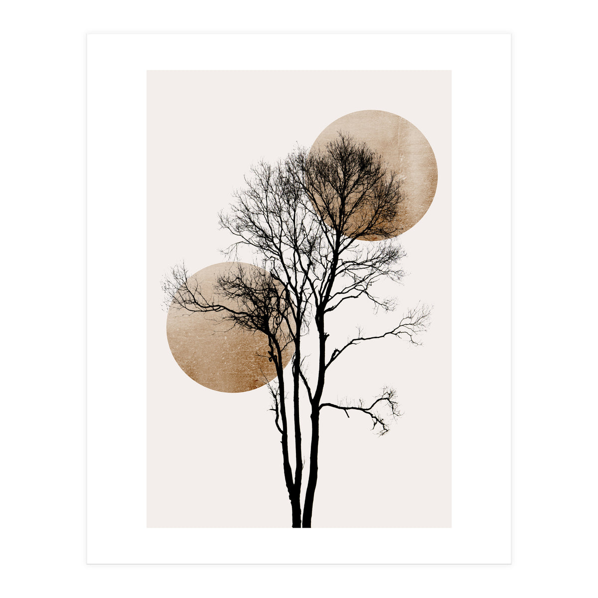 Sun And Moon Hiding Gold (Print Only)