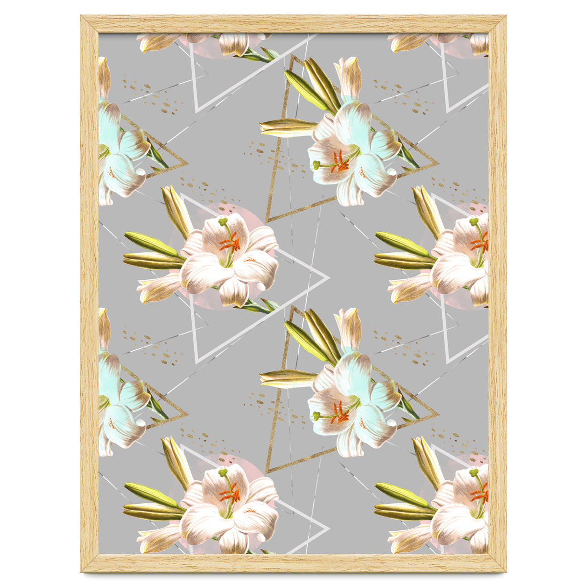 Botanical blooming with geometric 02