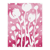 Abstract Flowers Pink (Print Only) thumbnail