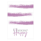 Text Art CHOOSE HAPPY | pink (Print Only) thumbnail