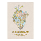 A Traveller's Heart + Quote (Print Only) thumbnail