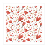 Delicate Autumn Floral Gouache Pattern Collection I (Print Only) thumbnail