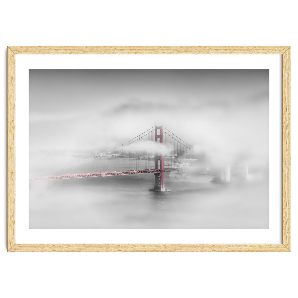 Foggy Golden Gate Bridge | colorkey