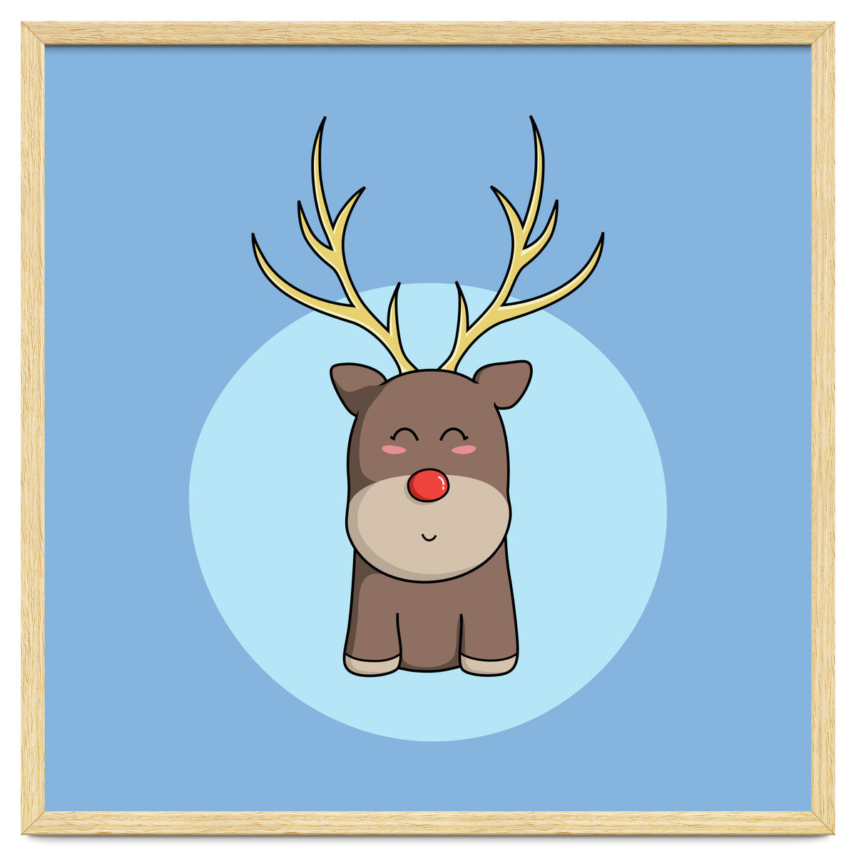 Kawaii Cute Christmas Reindeer