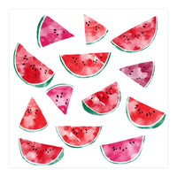 Watercolour Watermelons (Print Only)