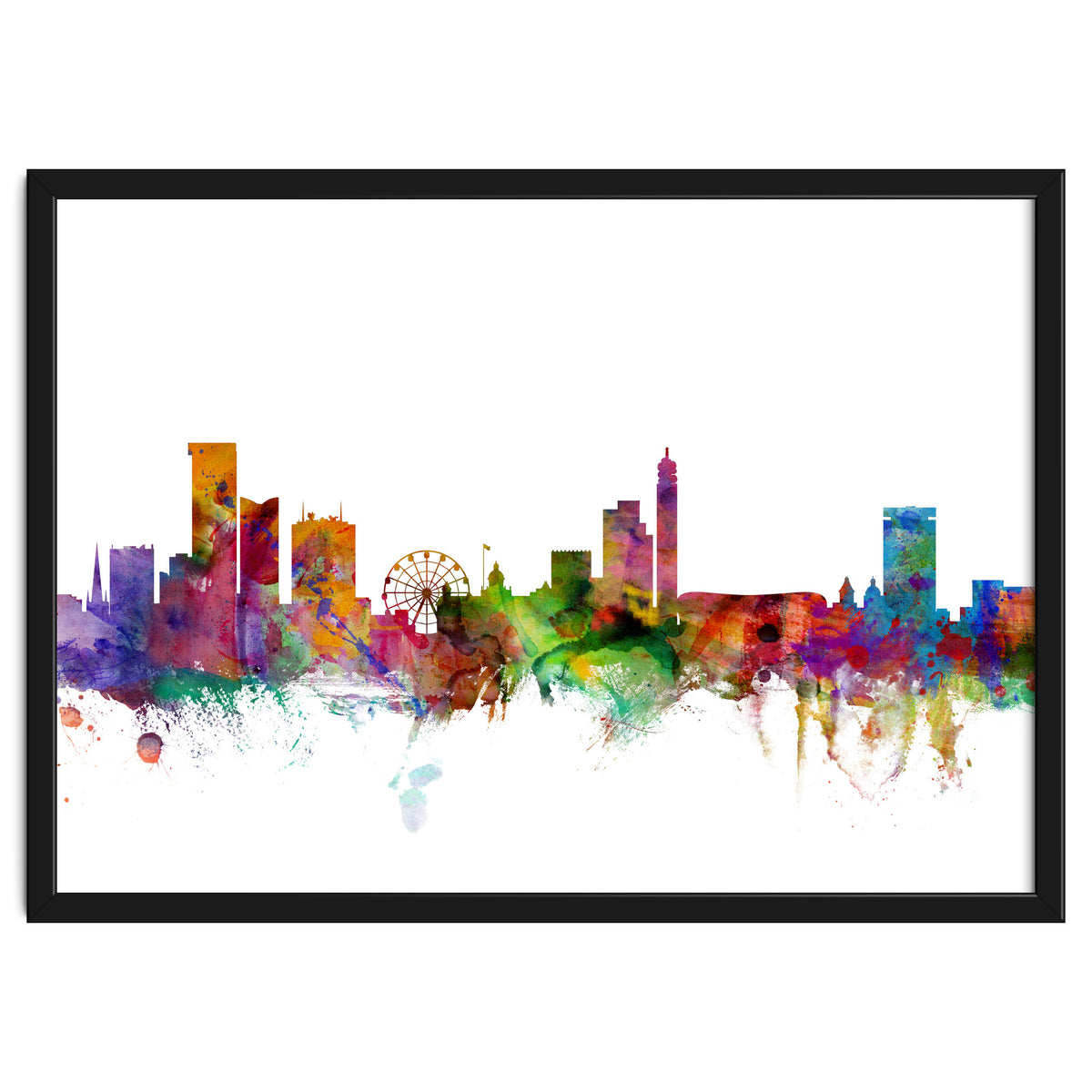 Birmingham England Skyline