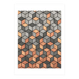 Concrete and Copper Cubes (Print Only) thumbnail