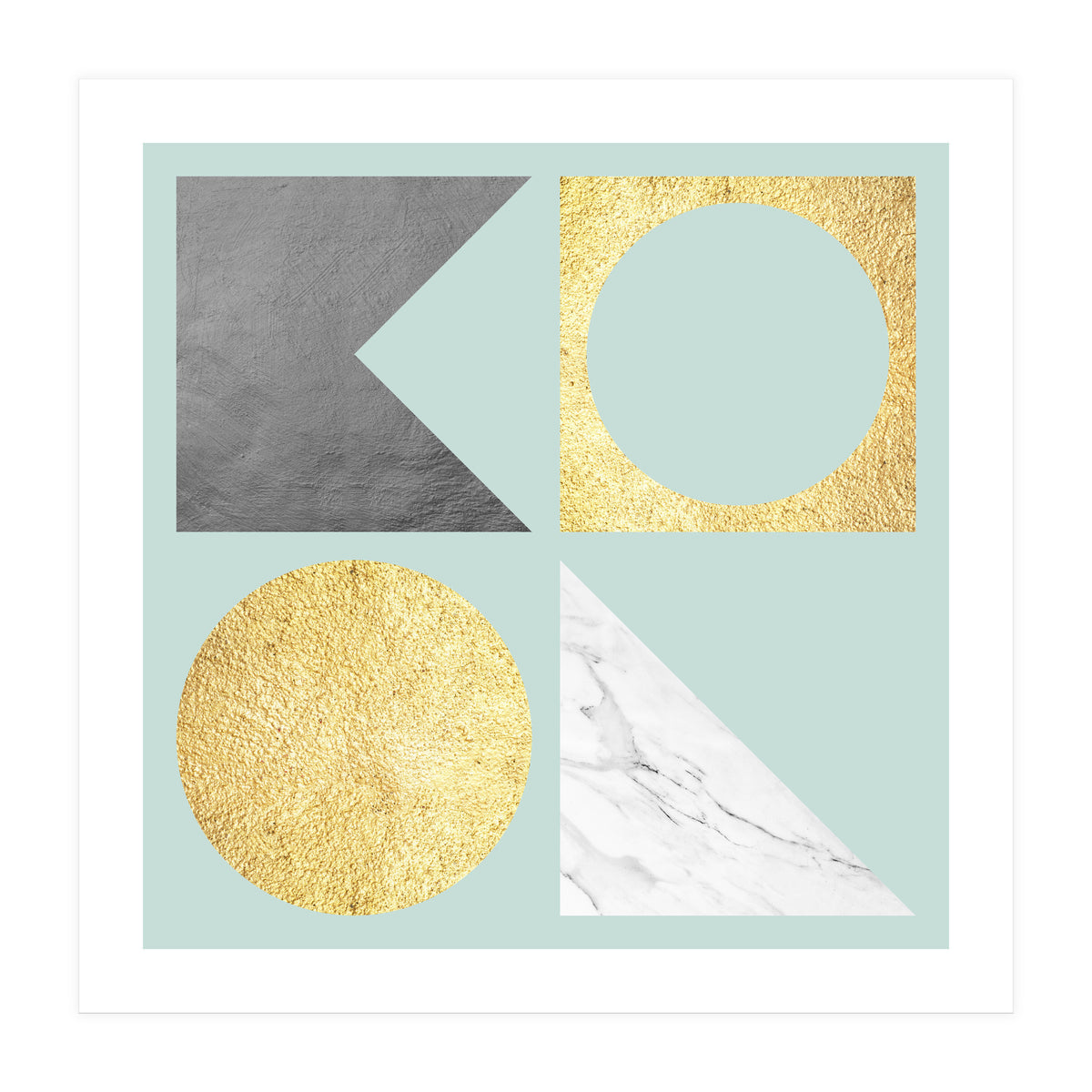 Marble and gold V (Print Only)