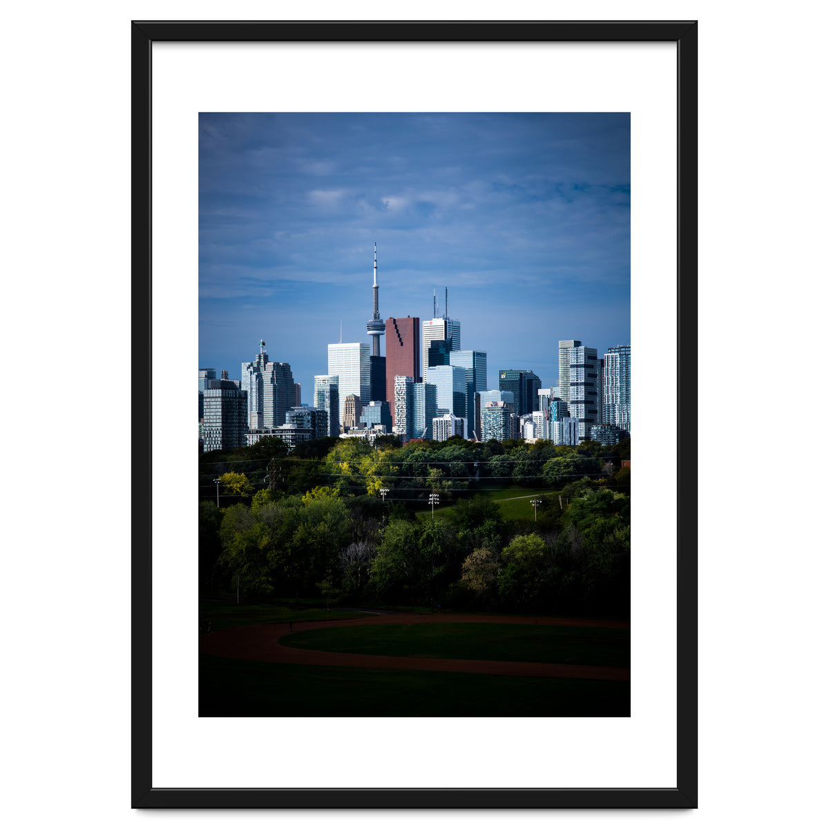 Toronto Skyline From Riverdale Park No 6 Color Version