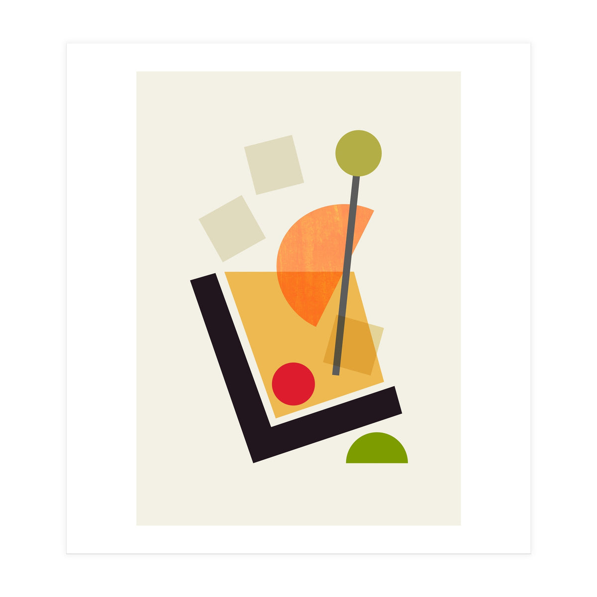 Cocktail III Old Fashioned (Print Only)