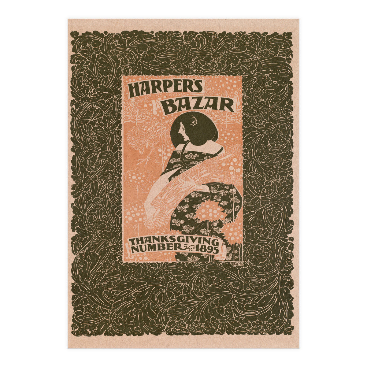 Harpers Bazar Thanksgiving Advertisement (Print Only)