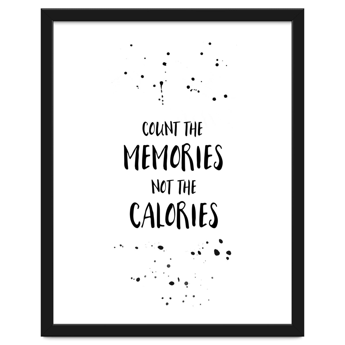 Text Art COUNT THE MEMORIES