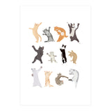 Dancing Cats (Print Only) thumbnail