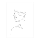 woman side face (Print Only) thumbnail