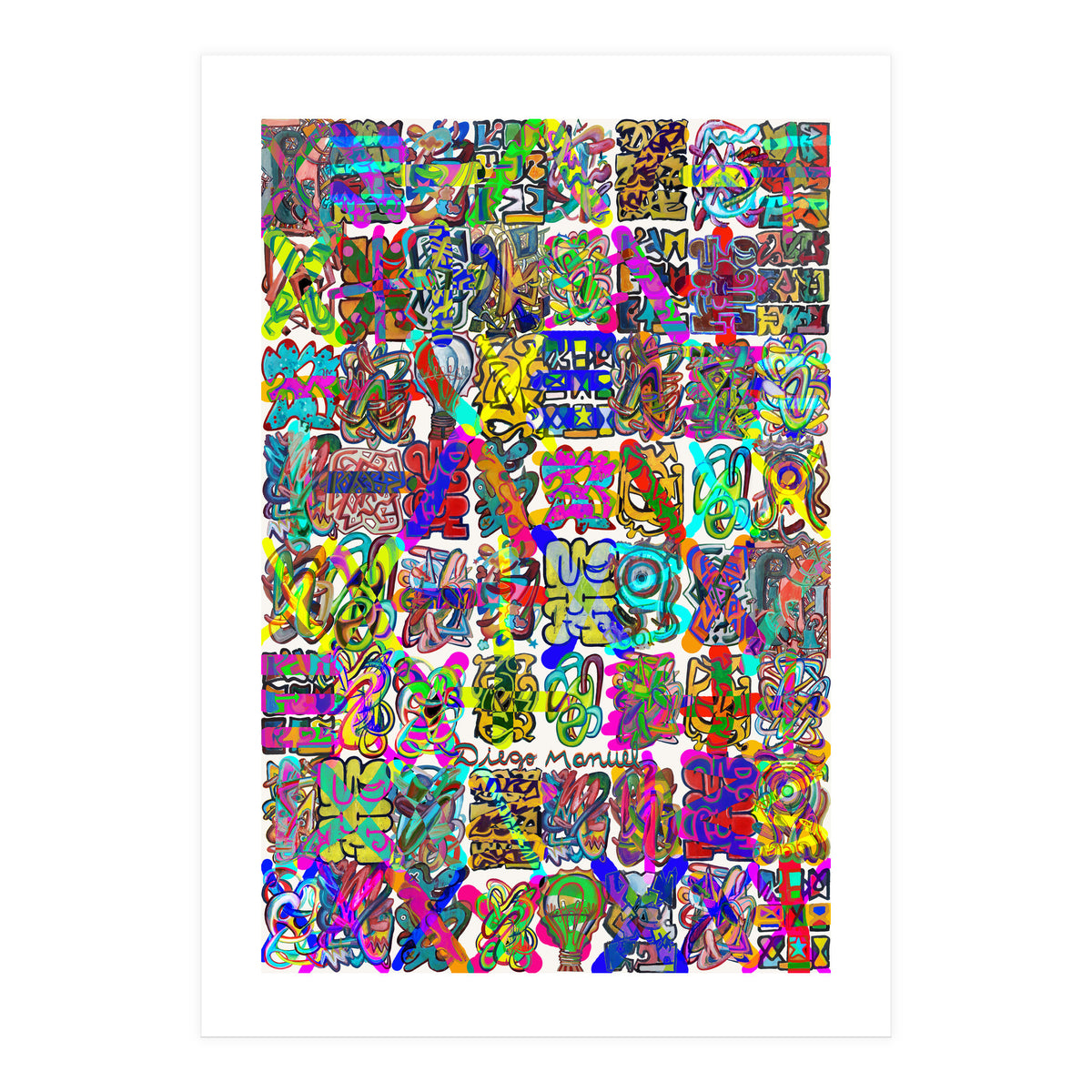 Graffitis 2021 Tapiz 105 (Print Only)