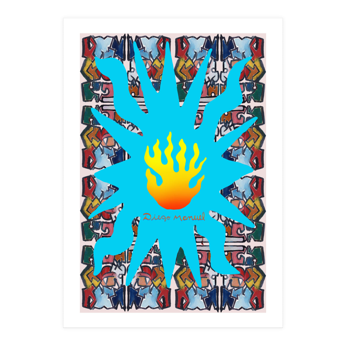 Fuego Y Graffiti 51 (Print Only)