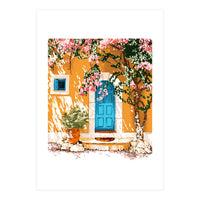 Oh The Places You Will Go, Spanish Bougainvillea Villa (Print Only)