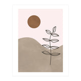 Sun Leaf Abstract Botanical Mid Century (Print Only) thumbnail