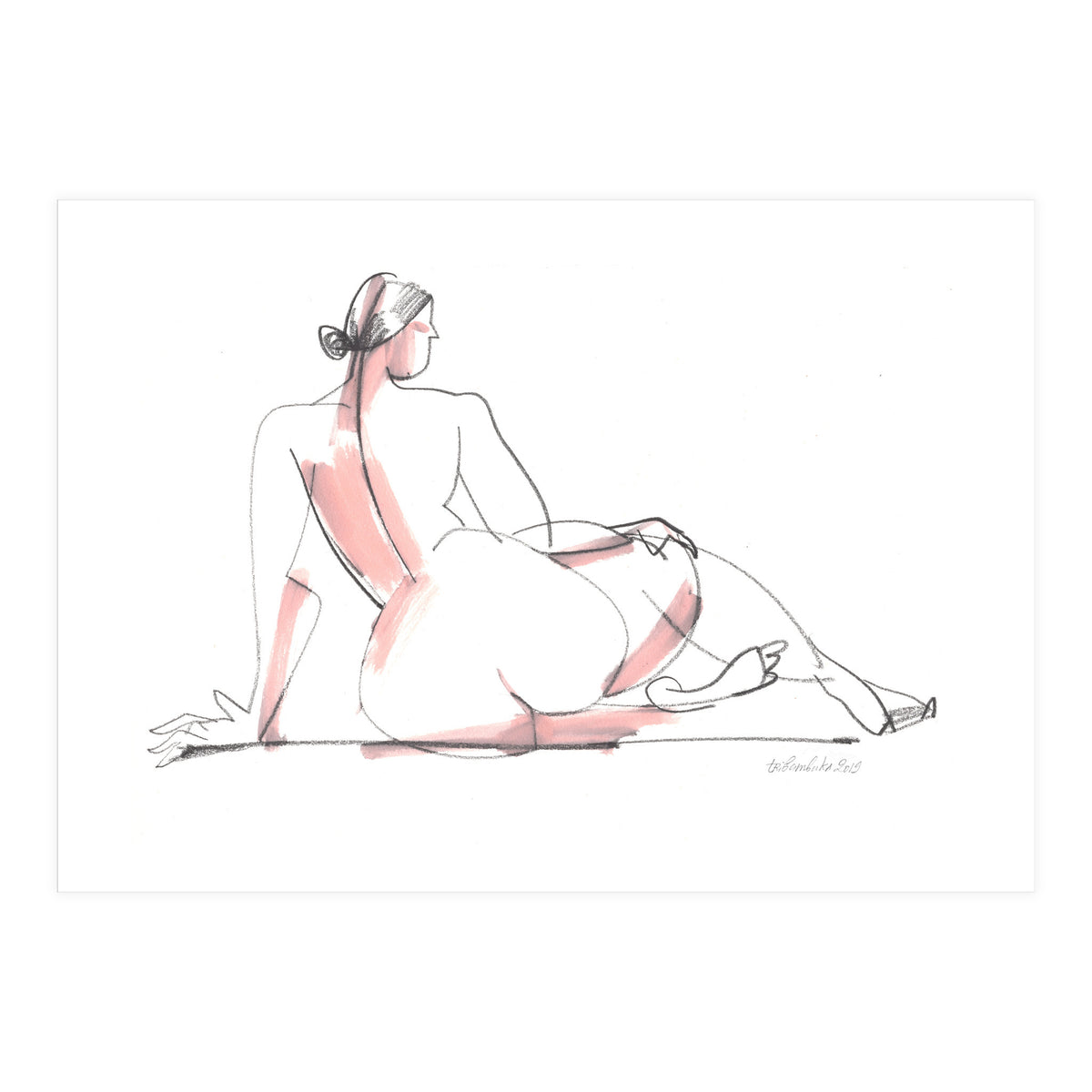 Resting Nude (Print Only)