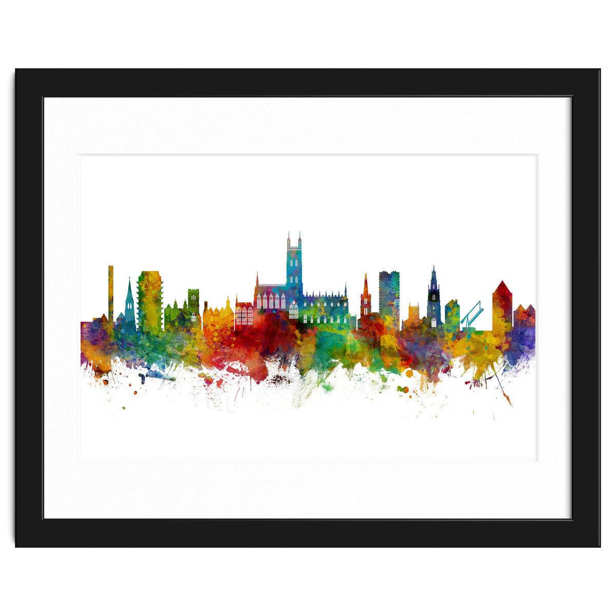 Gloucester England Skyline