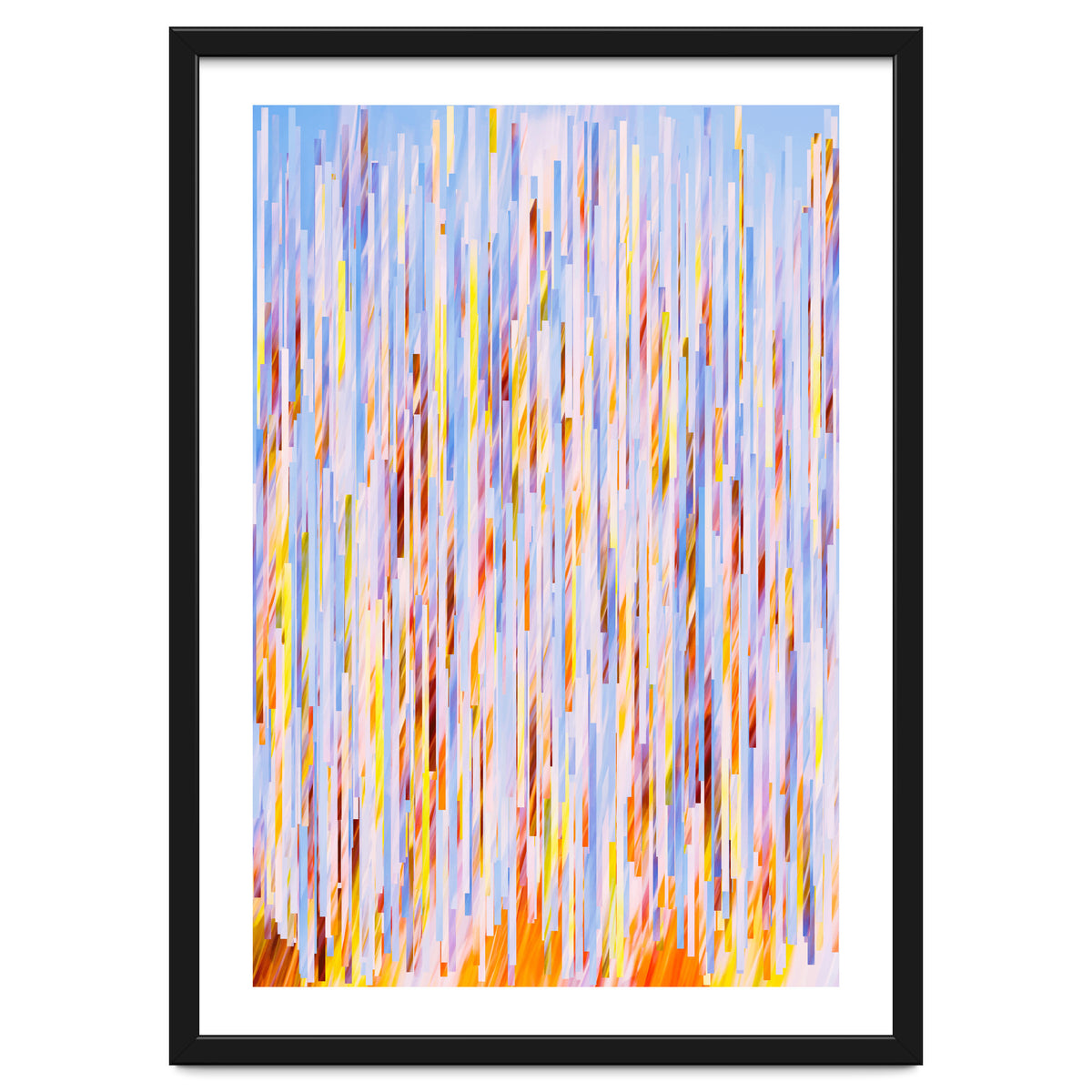 Urban Living | Abstract Geometric Shapes Digital Painting | eclectic Modern Contemporary Boho Chic