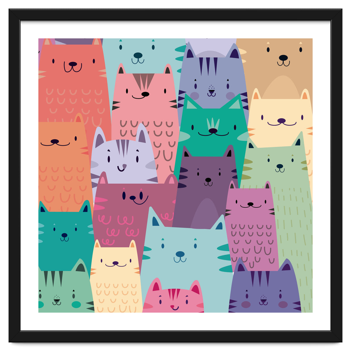 Pastel cats