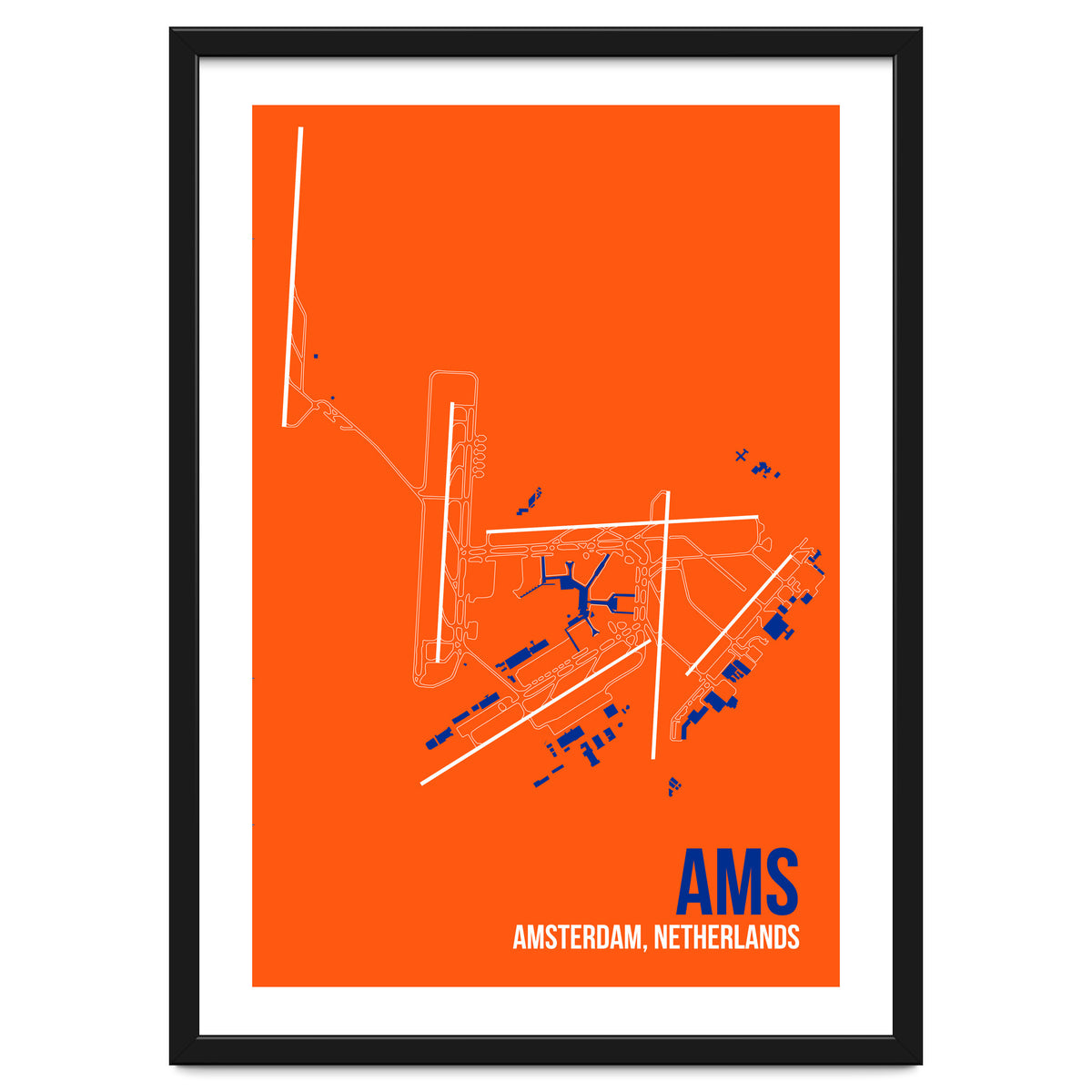 Amsterdam Airport Layout