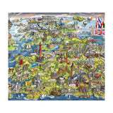 Illustrated Map Of The United Kingdom (Print Only) thumbnail