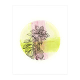 Succulent On Pink And Green (Print Only) thumbnail