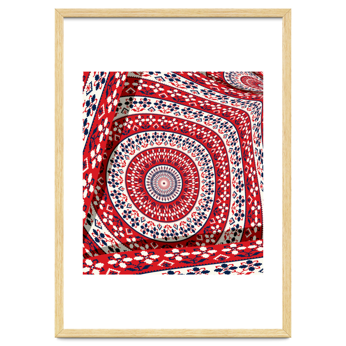 Romanian embroidery background 6