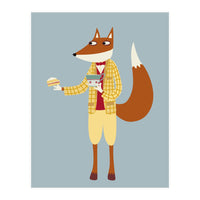 The Fox Takes Afternoon Tea (Print Only)