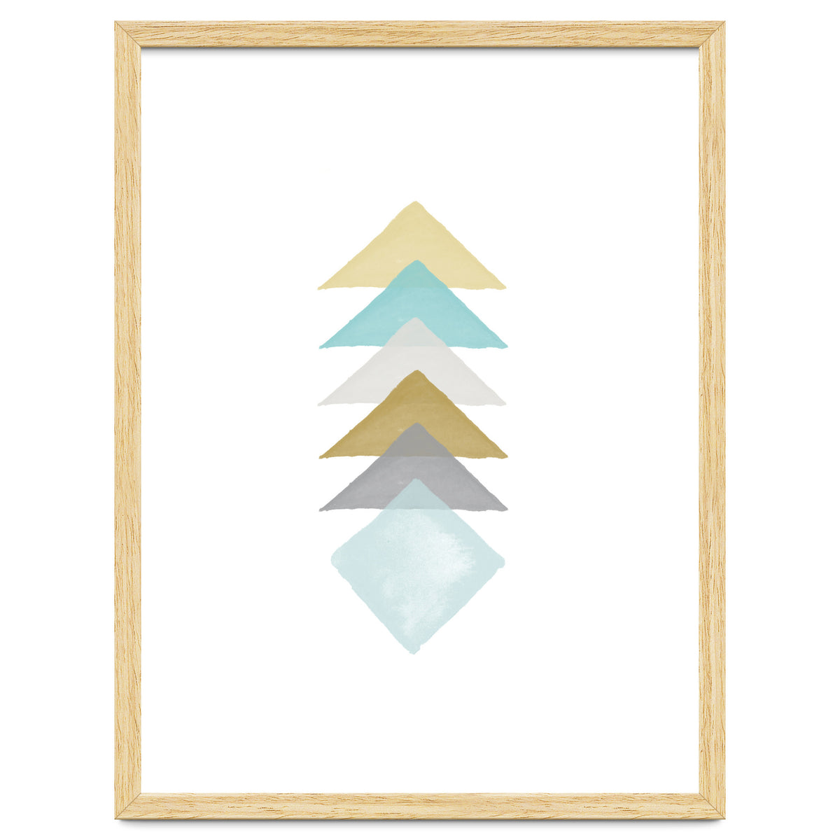 Watercolor Triangles