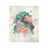 Floral Owl  (Print Only) thumbnail