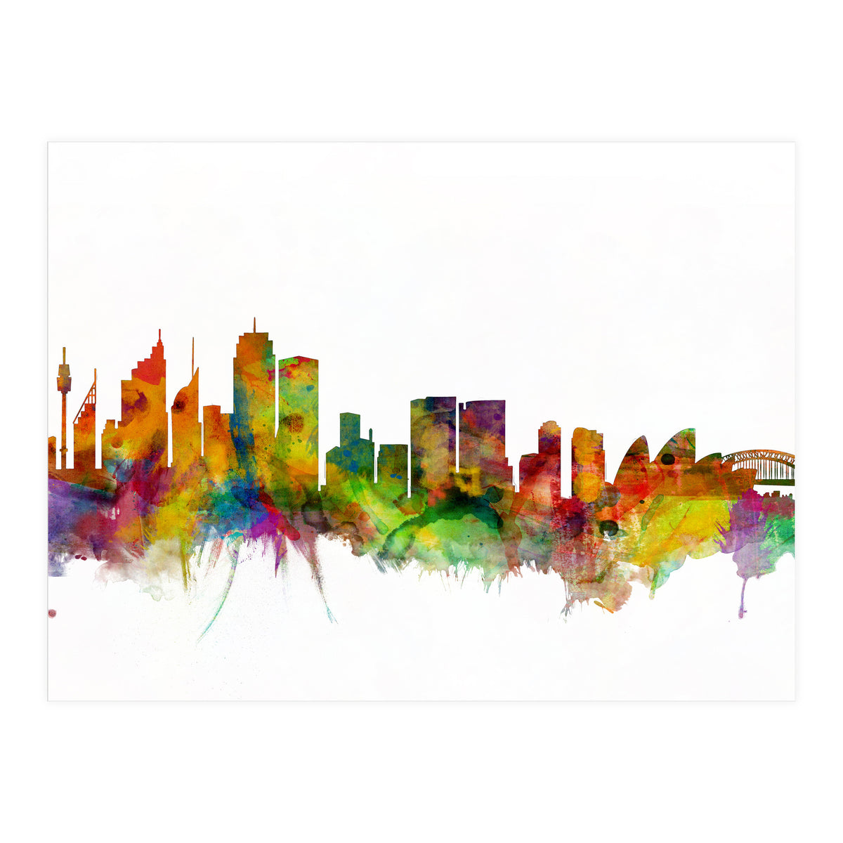 Sydney Australia Skyline (Print Only)
