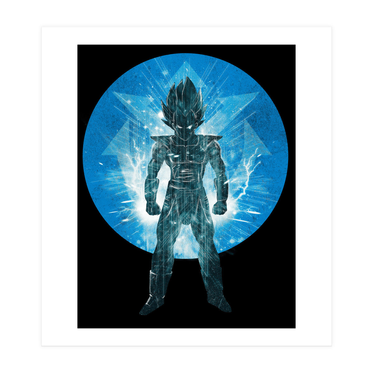 Blue Super Sayan V2 (Print Only)