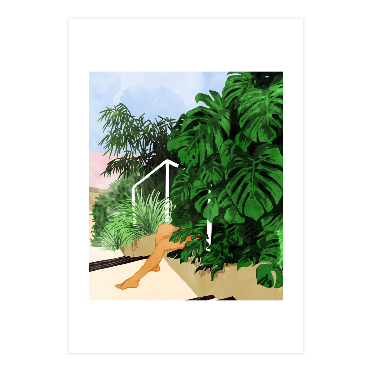 Hiding In Green (Print Only)