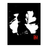 Black gesiha in white (Print Only) thumbnail