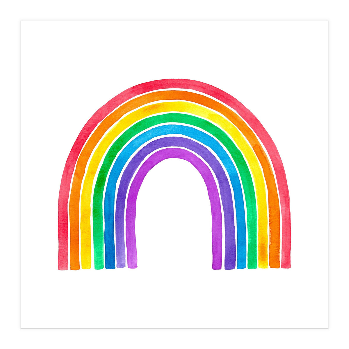 Watercolour Rainbow (Print Only)
