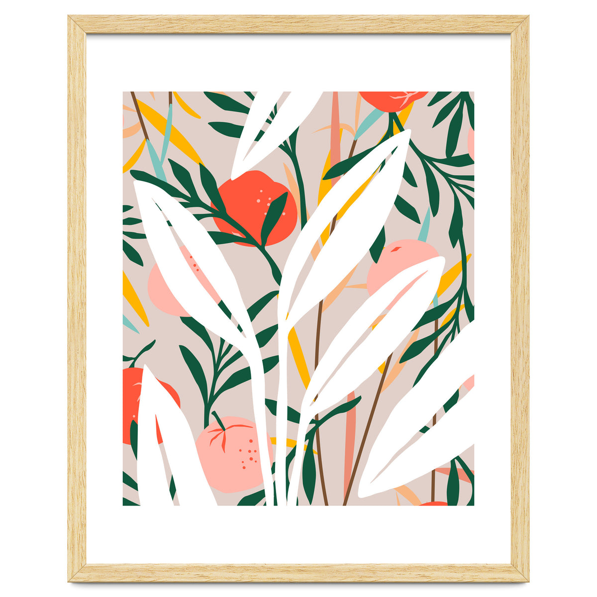 Abstract Plant Blush