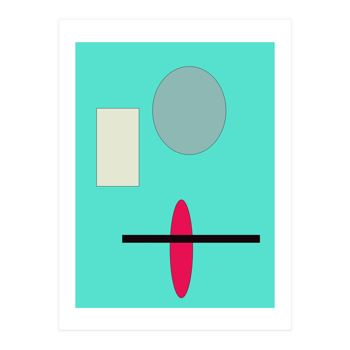 Color Geometry 1 (Print Only)