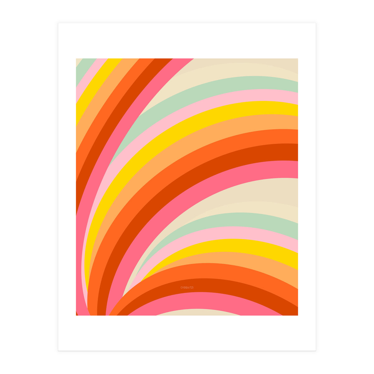 Happy Color Sunlights  (Print Only)