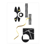 Black & White Abstract No. 3 | gold (Print Only) thumbnail