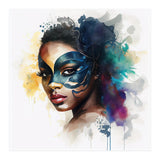 Watercolor Carnival Woman #5 (Print Only) thumbnail