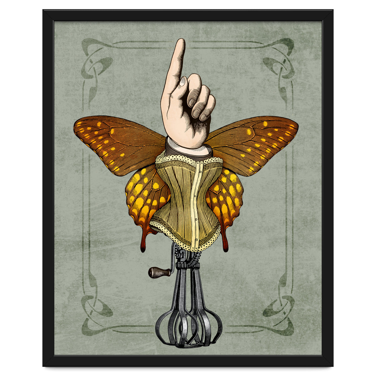 Butterhand Portrait