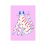 Stripey Cat (Print Only) thumbnail