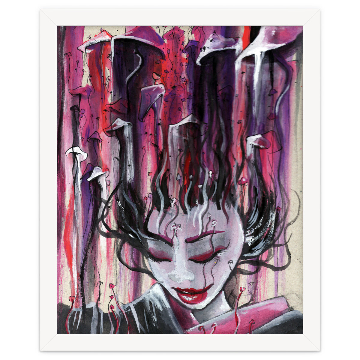 Geisha in Mushrooms: The Surrealistic Concubine