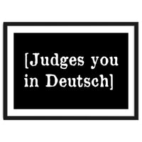 Judges You In Deutsch